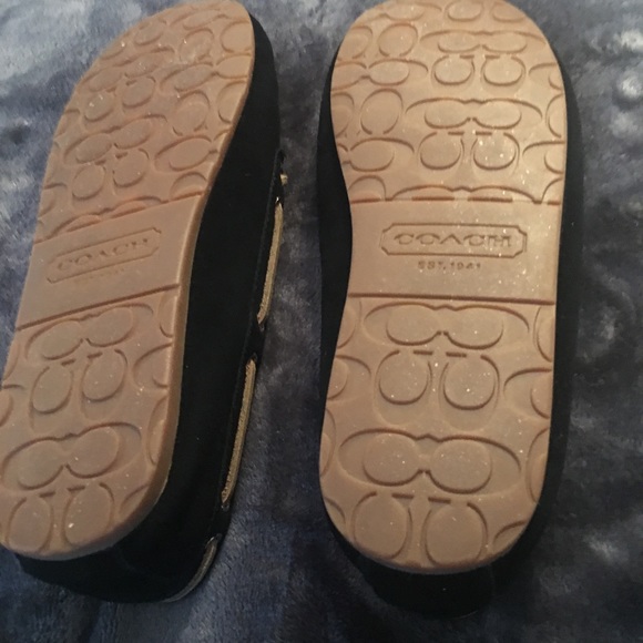 Coach Antonia Black Moccasins / Slippers - Picture 4 of 5
